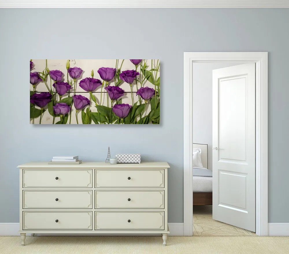Stampa su tela – Splendidi fiori viola