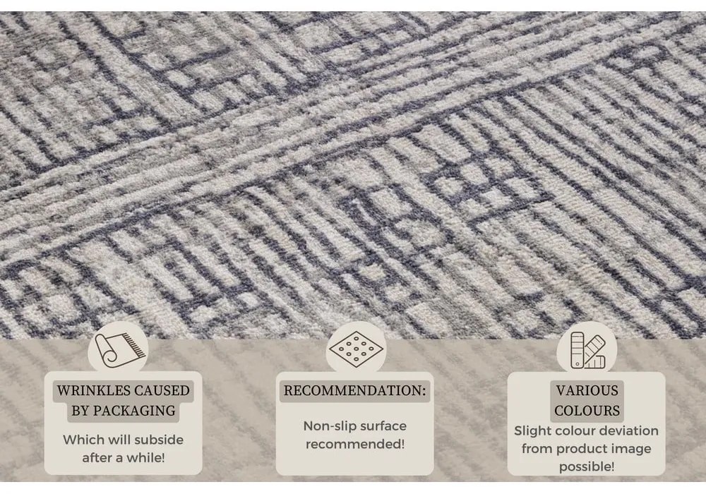 Tappeto grigio 120x170 cm Terrain – Hanse Home