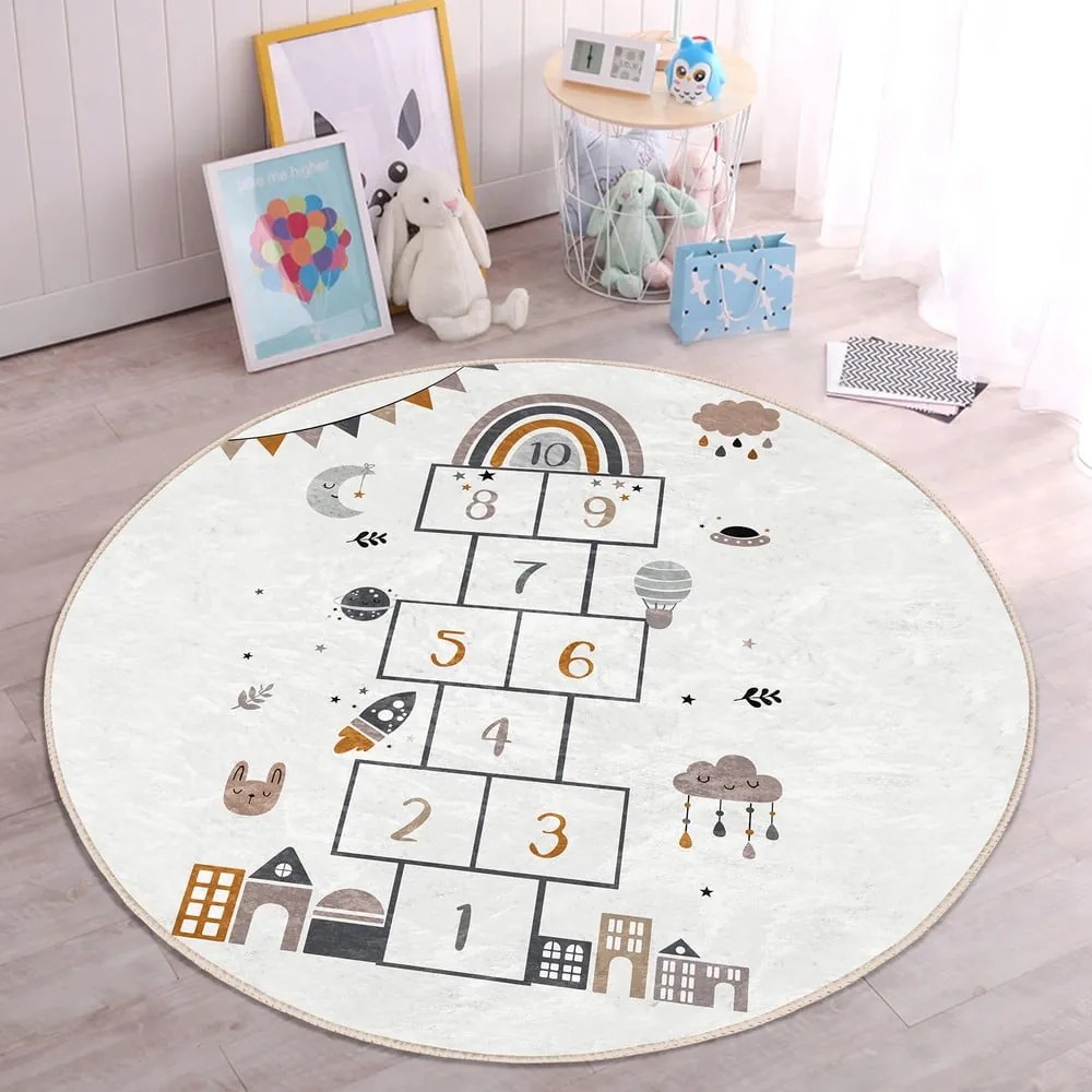 Tappeto per bambini crema ø 100 cm Comfort - Mila Home