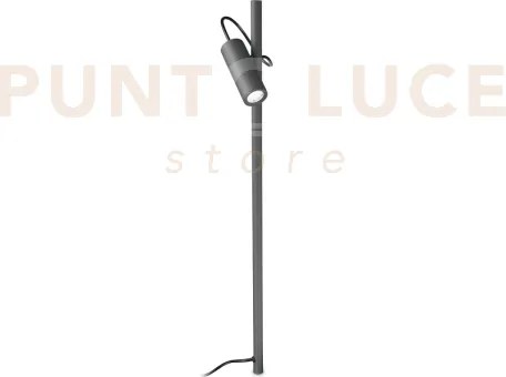 Hub lampada da terra ip54 per esterno color antracite led 3000k 4,5...