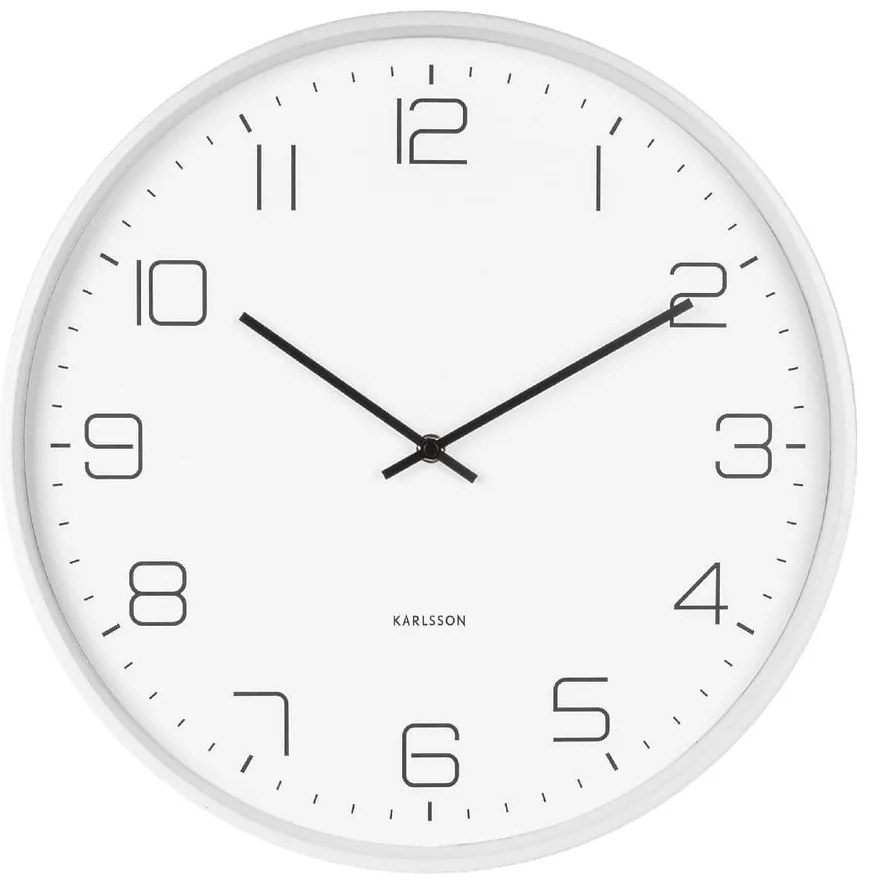Orologio da parete bianco , ø 40 cm Lofty - Karlsson