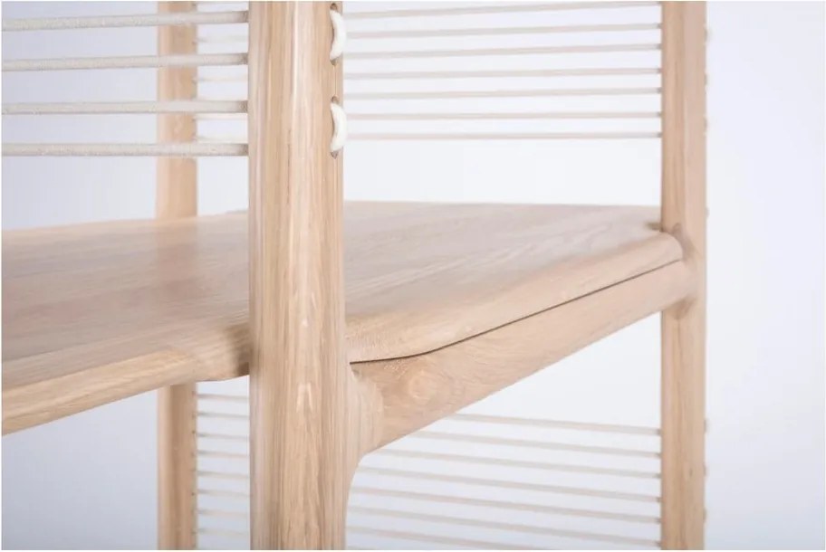 Libreria in legno massiccio di rovere, altezza 216 cm Muse - Gazzda