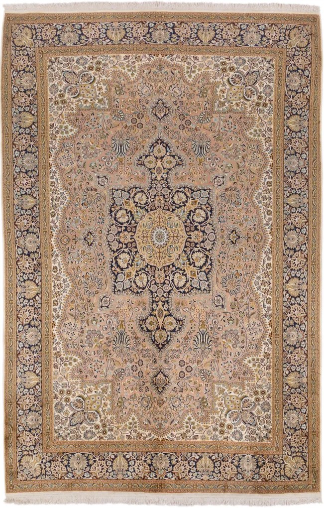 Cashmere Silk Tappeto 270x180 (Indian) Annodato A Mano