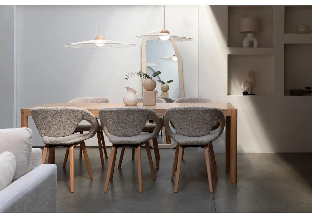 Tavolo da pranzo in legno massiccio 92,5x182 cm Sticks – Zuiver