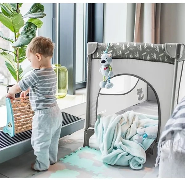 BabyOno - Culla da viaggio BASIC grigio