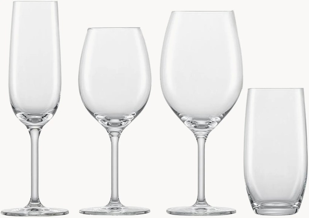Set di 16 bicchieri da vino e da bere For You