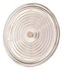 Applique LED JOKEY D28 cm in metallo e vetro decorato Trasparente