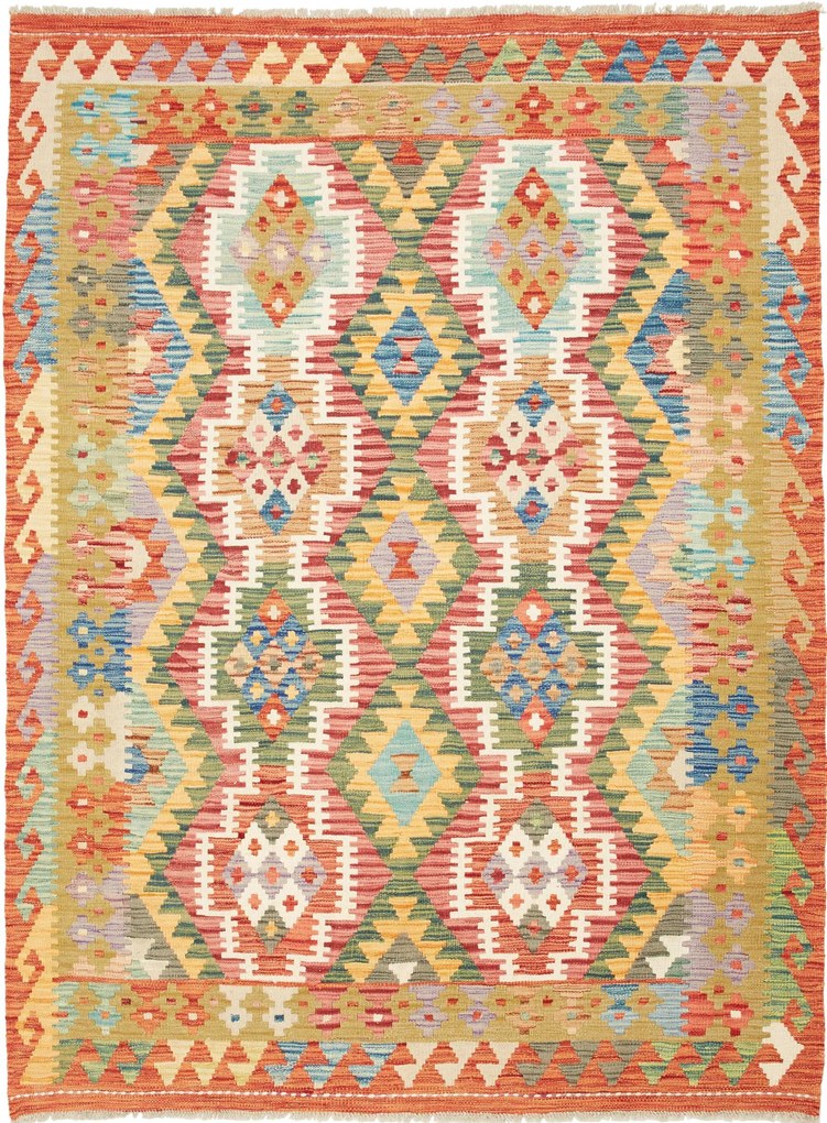 Kilim Tappeto 150 x 190 (Pakistan) Tessuto A Mano
