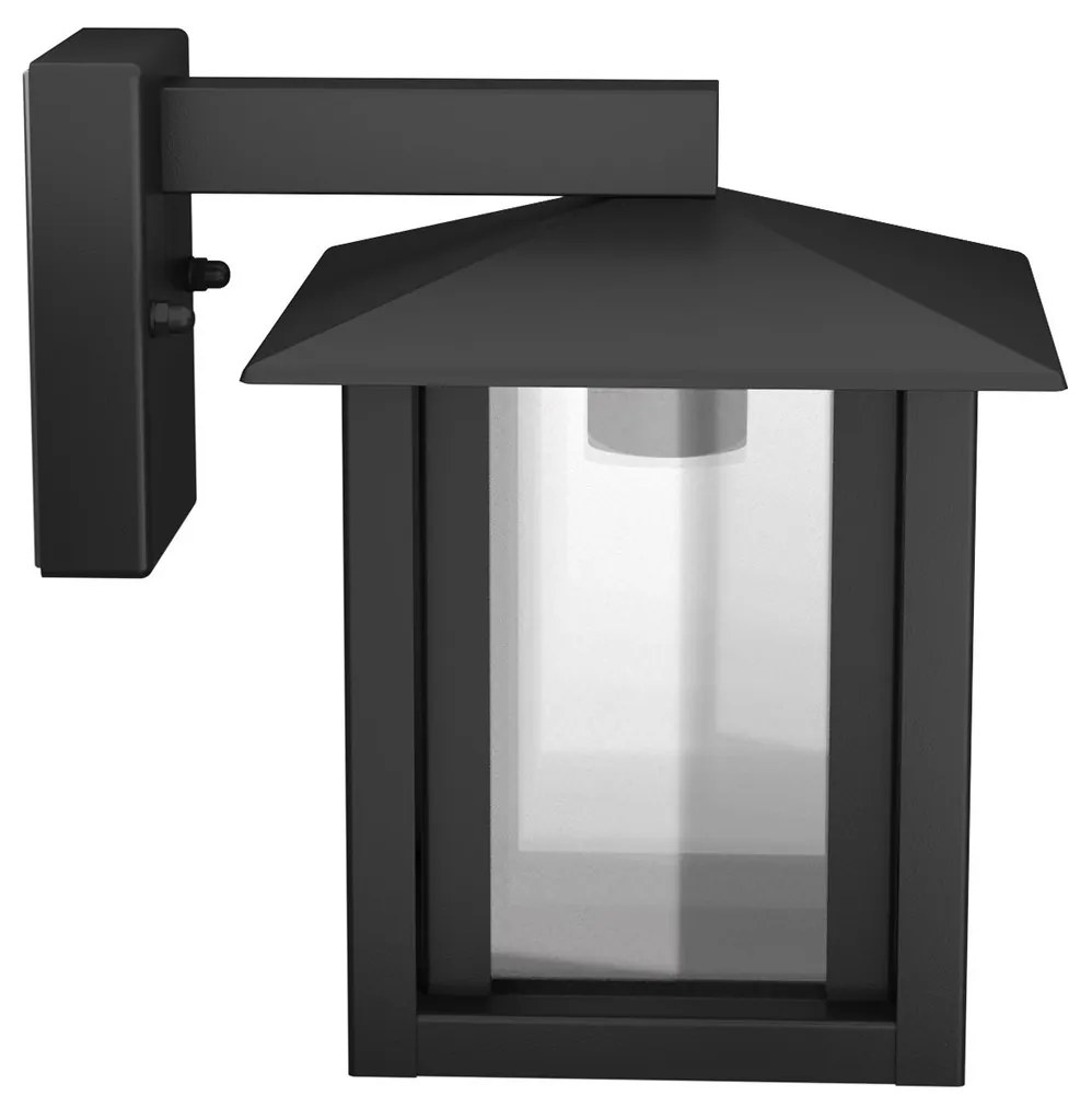 Applique Nera E27 IP54 per Esterni - Serie PILLAR