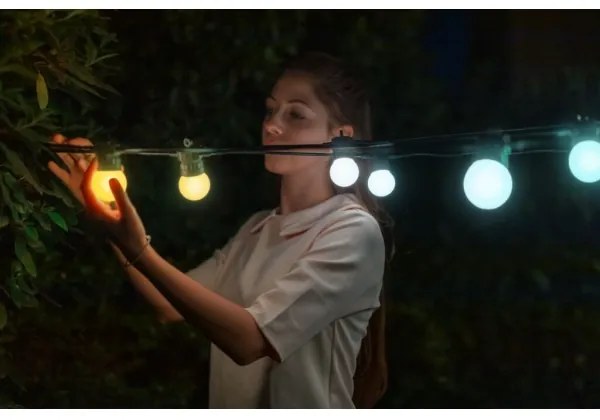 Twinkly TWF020GOP-BEU - Catena decorativa da esterno LED 20xLED 14m IP44 Wi-Fi