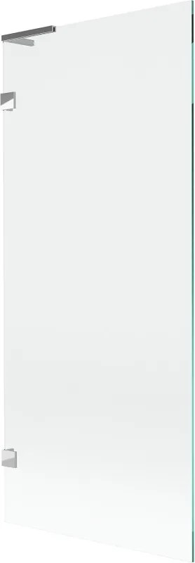 Mexen Lunar L paratia per vasca da bagno a 1 anta 80 x 150 cm, trasparente, cromato - 897L-080-000-01-00