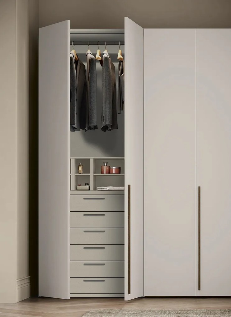Armadio COMPONIBILE 6 ante battenti disponibile in 20 colori e 16 misure
