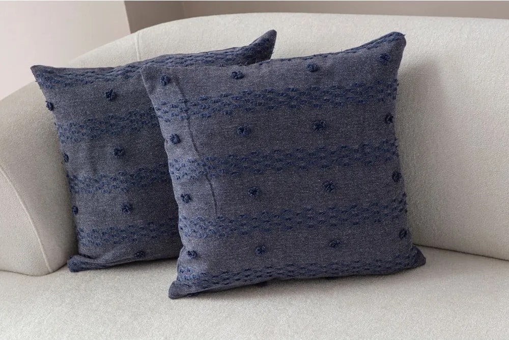 Federe decorative in set 2 pz 43x43 cm Tuffet – Mioli Decor