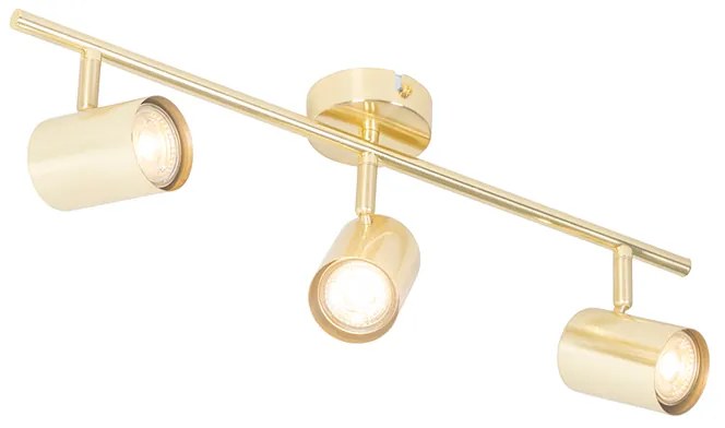 Plafoniera moderna ottone 3 luci orientabili - Jeana