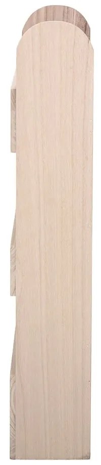 Libreria da parete per bambini in legno massiccio pavlovnia in colore naturale 38x70 cm Moris - Bloomingville Mini