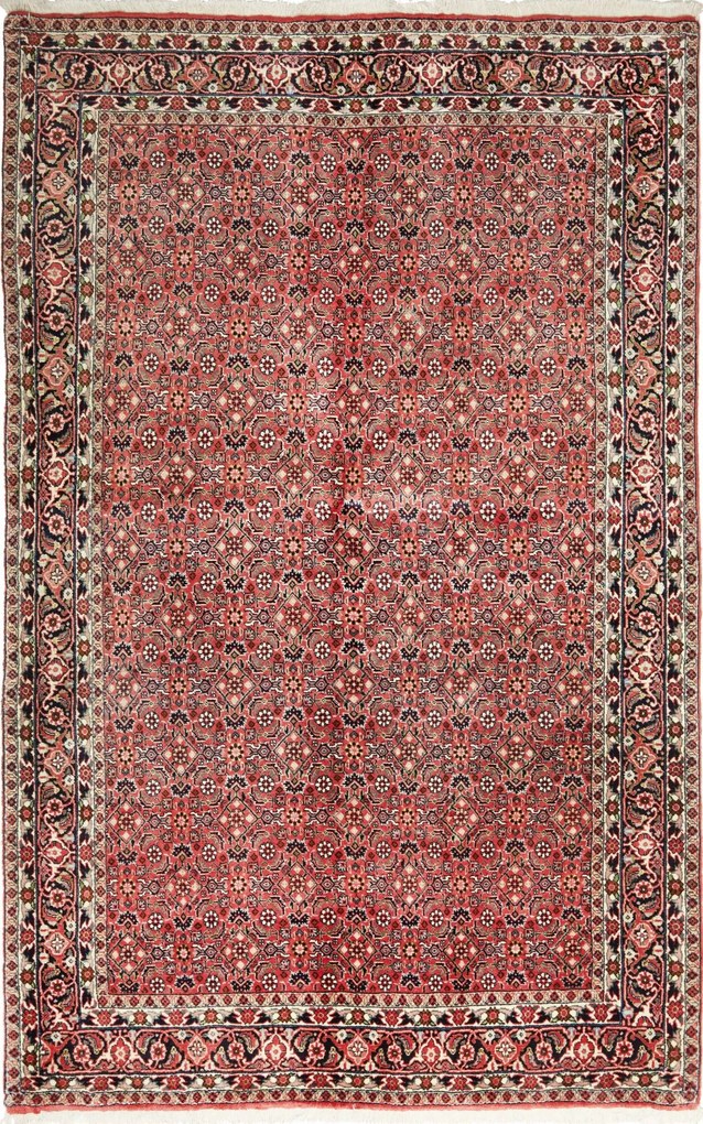Bidjar Tappeto 130 x 200 Blu (Iran) Annodato A Mano