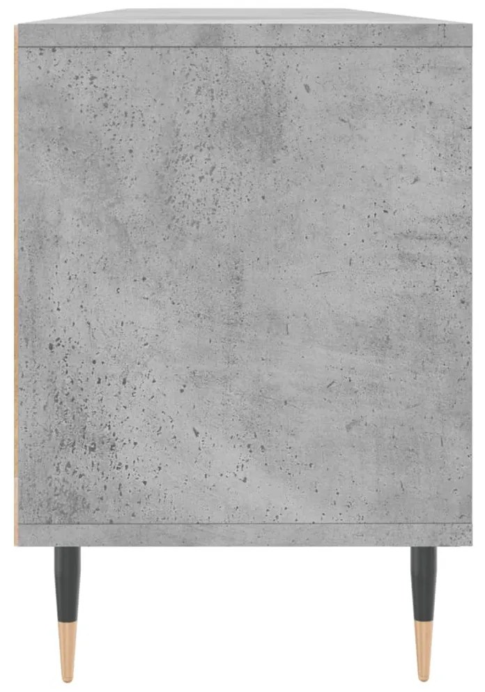 Mobile TV Grigio Cemento 150x30x44,5 cm Legno Multistrato