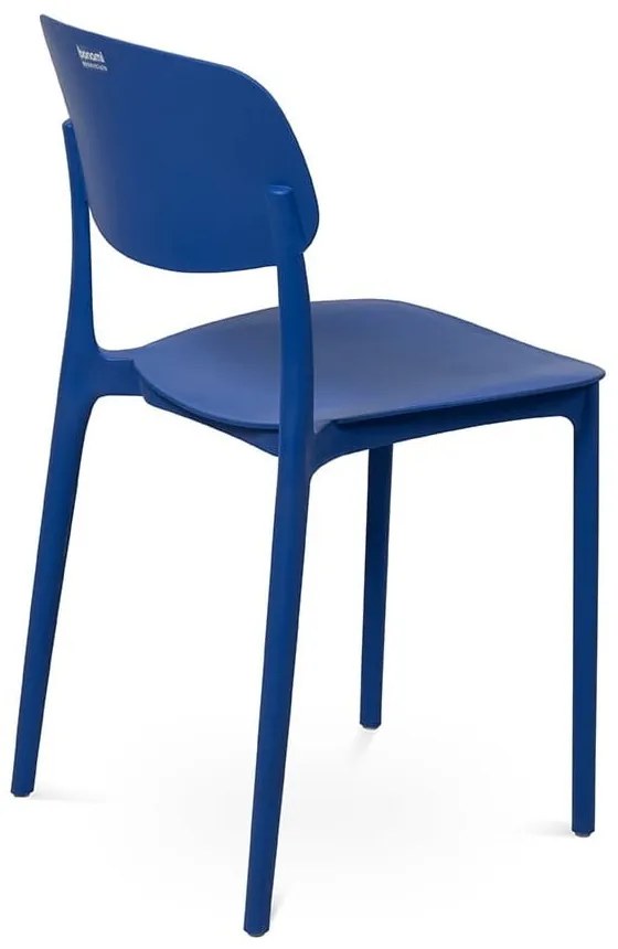 Sedia da esterno blu in plastica Hébé – Bonami Essentials