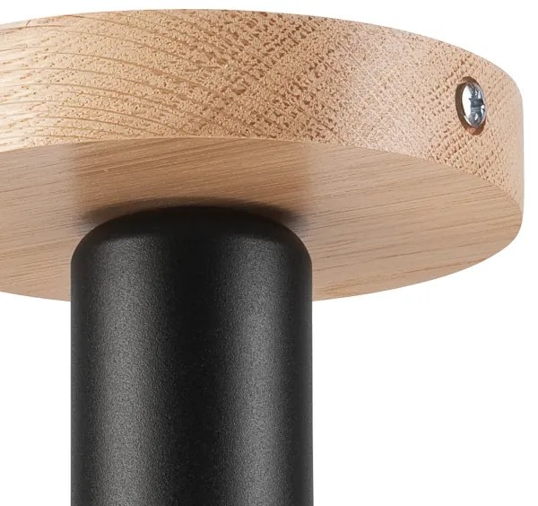 Lampadario a plafone VITO OAK 1xE27/60W/230V rovere