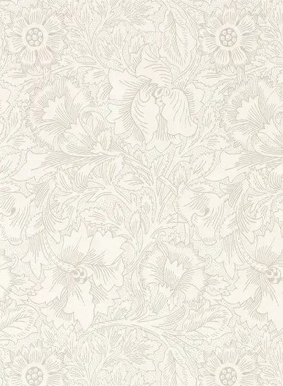 Morris & Co. Tapete Pure Poppy - Ecru/ Stone