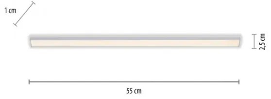 Paul Neuhaus 1125-21-A - Lampada LED AMON LED/6W/12/230V per sottoarmadio