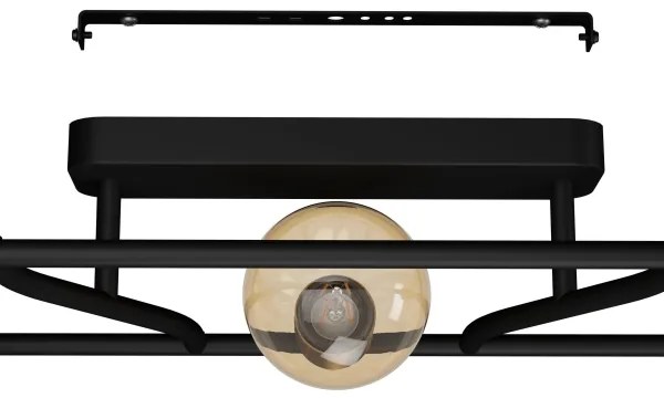 Eglo 900367 - Plafoniera MESSINARO 3xE27/40W/230V