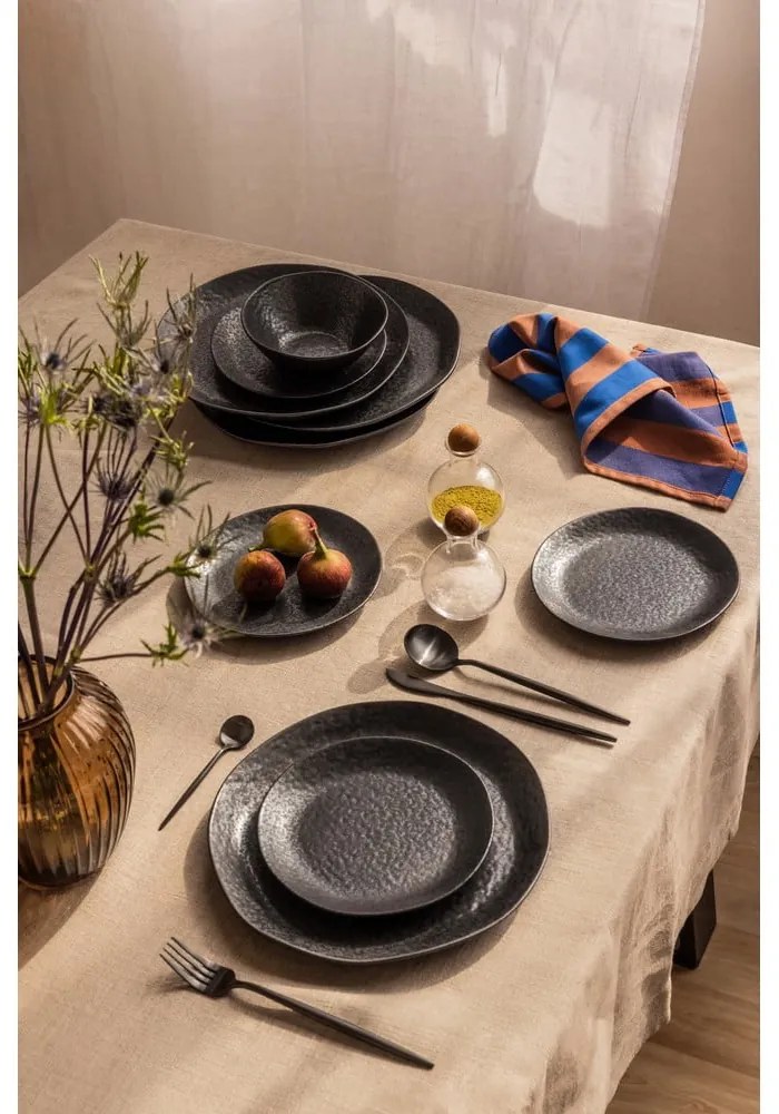 Set da pranzo in pietra 18 pz Dark Moon – Bonami Selection