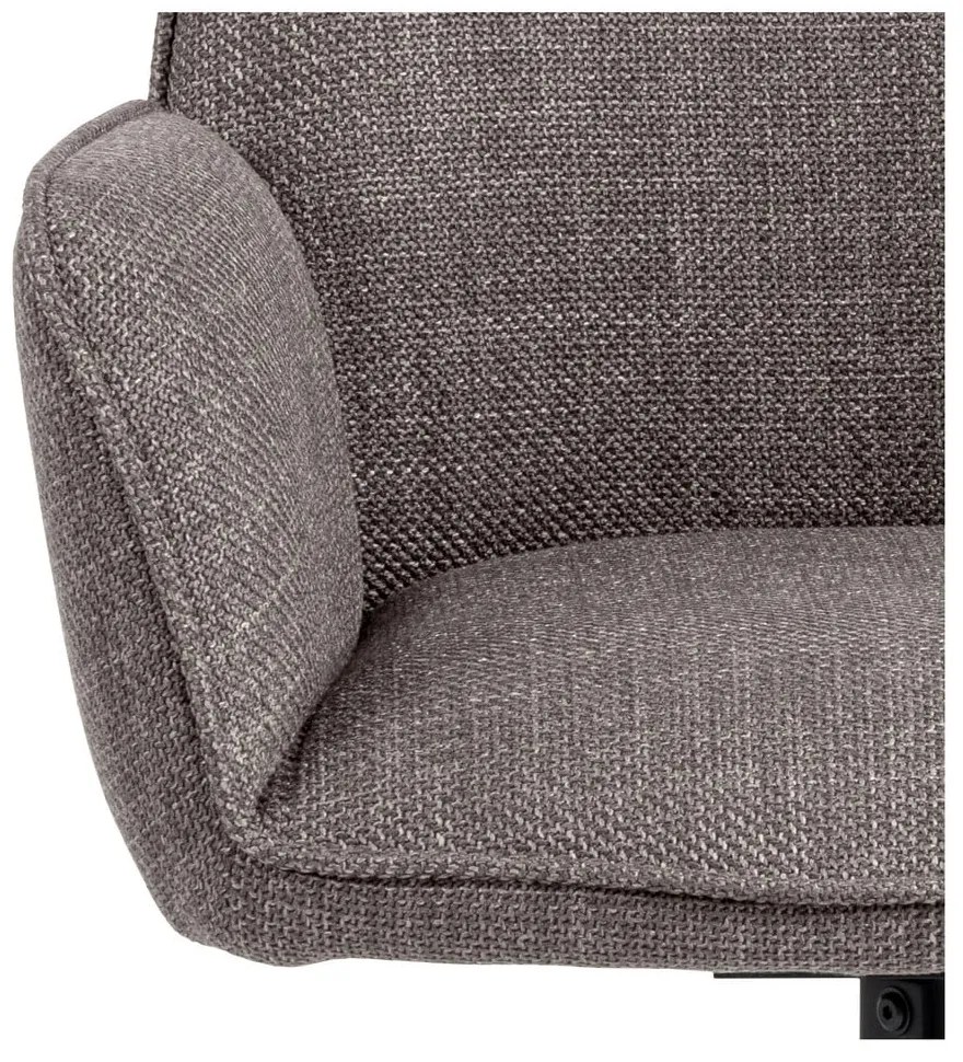 Set di sedie da pranzo grigio chiaro in imbottito con braccioli 2 pz Glenda – Actona