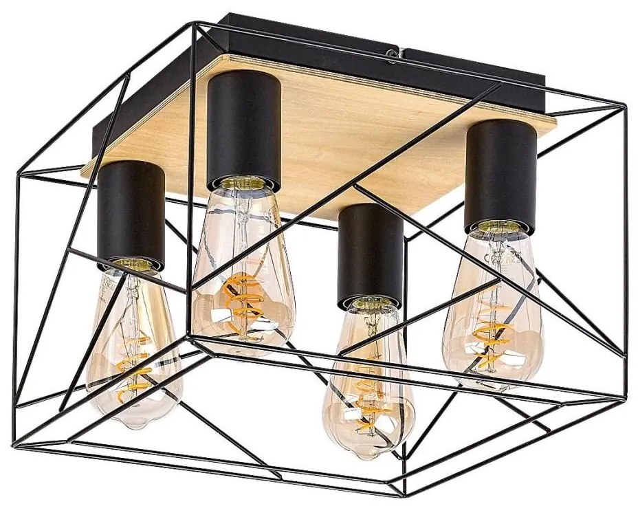 Rabalux 71024 - Plafoniera BOIRE 4xE27/40W/230V