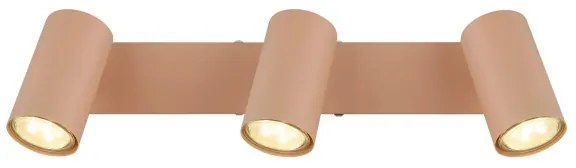 Globo 57911-3P - Faretto ROBBY 3xGU10/25W/230V arancione