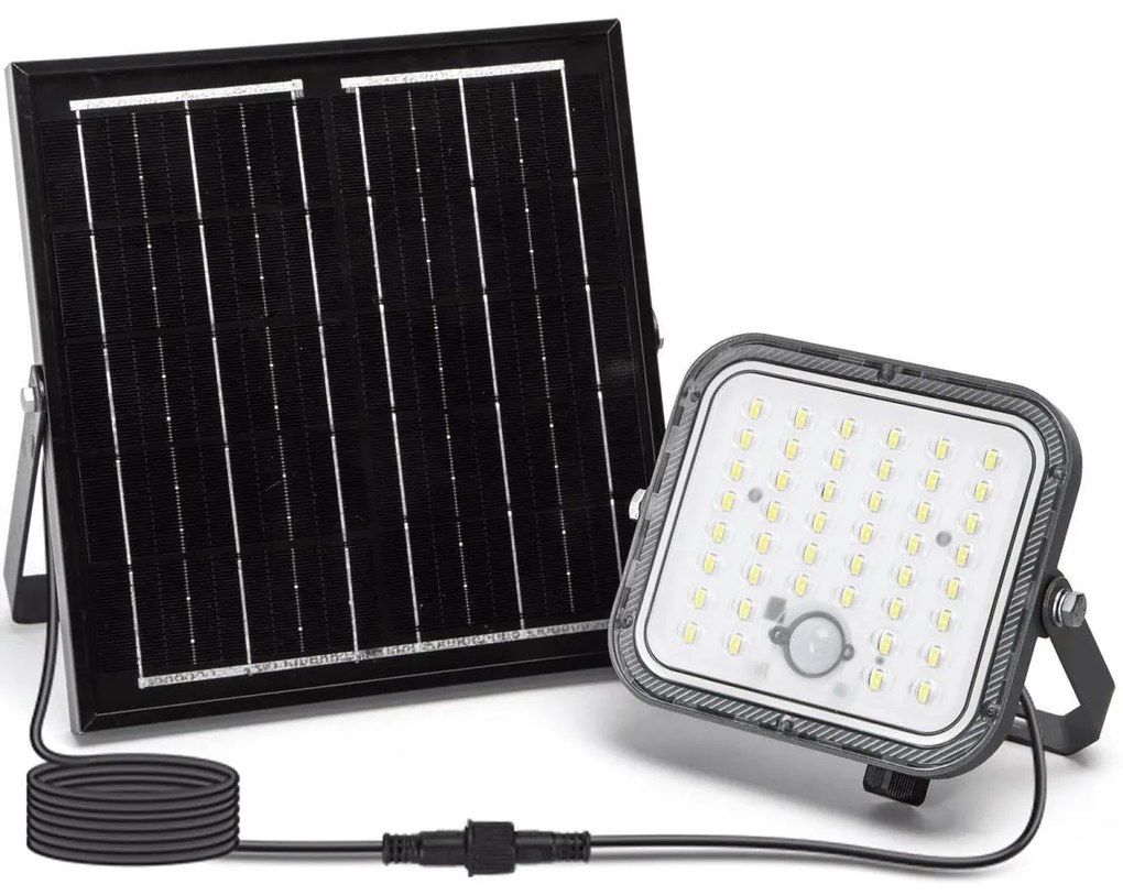 Aigostar - LED Faro solare dimmerabile con sensore LED/80W/3,4V IP66 + +TC
