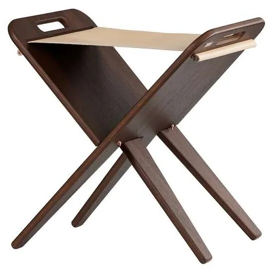 Piet Hein - Klaburet Stool Walnut/Nature Piet Hein