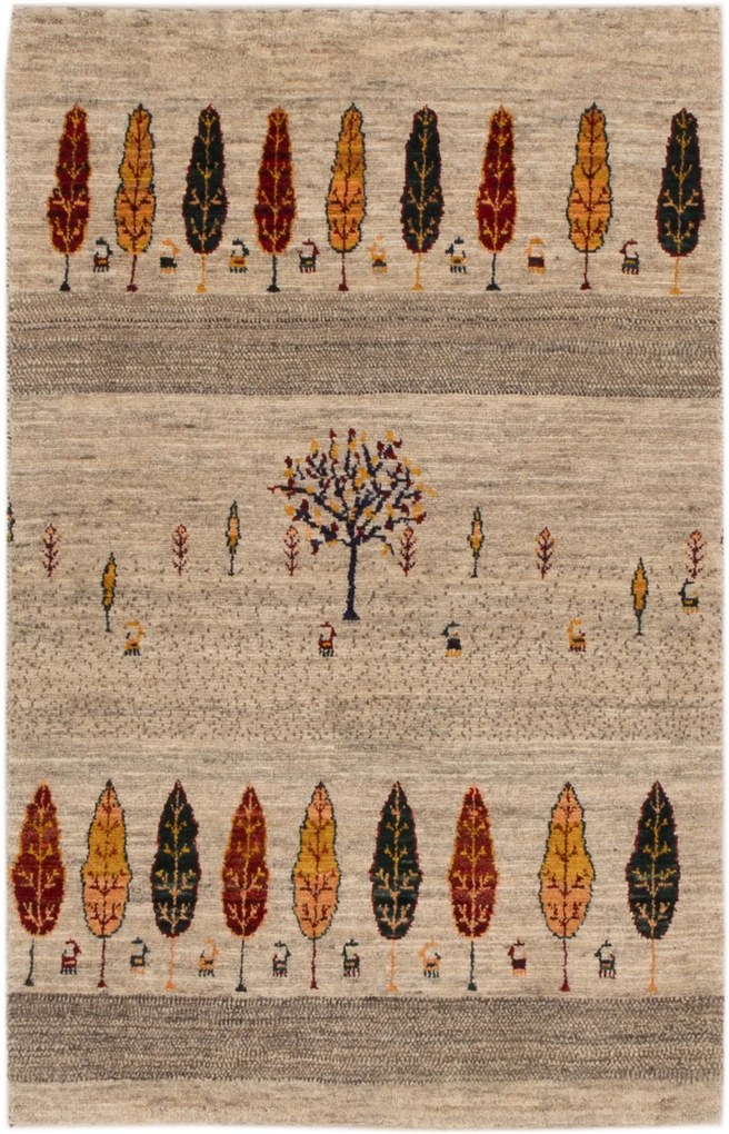 Gashguli Tappeto persiano 80x130 Beige (Iran) Annodato A Mano