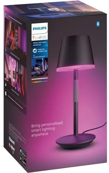 Philips-LED RGBW Lampada touch dimmerabile Hue GO LED/6,2W/230V 2000-6500K IP54