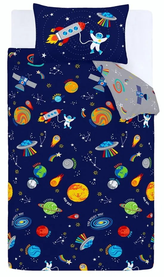 Biancheria da letto singola per bambini 135x200 cm Lost In Space - Catherine Lansfield