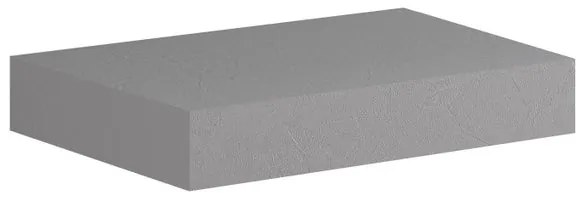 Top per lavabo Brera L 80 x H 9.8 x P 46 cm malta grigia mdf