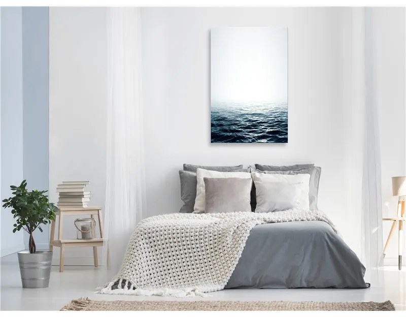 Quadro Ocean Water (1 Part) Vertical  Colore Grigio, Dimensioni e Misure 40x60