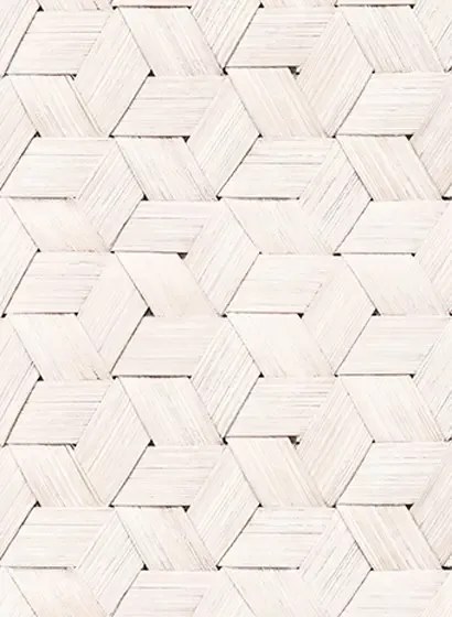 Rebel Walls Carta da parati panoramica Birch Bark Braids - White
