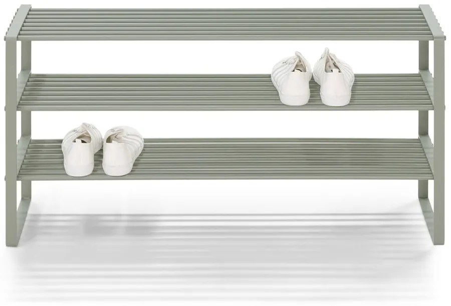 Scarpiera verde polveroso in metallo 100x48,5x29 cm Rex – Spinder Design