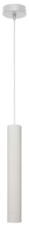 Lampadario LED a sospensione con filo TUBA 1xGU10/4,8W/230V bianco