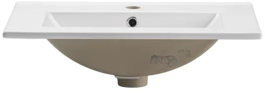 COMAD UM-2060RB DANCE 60 - Lavabo incasso DANCE 62x40 cm ceramica bianco lucido