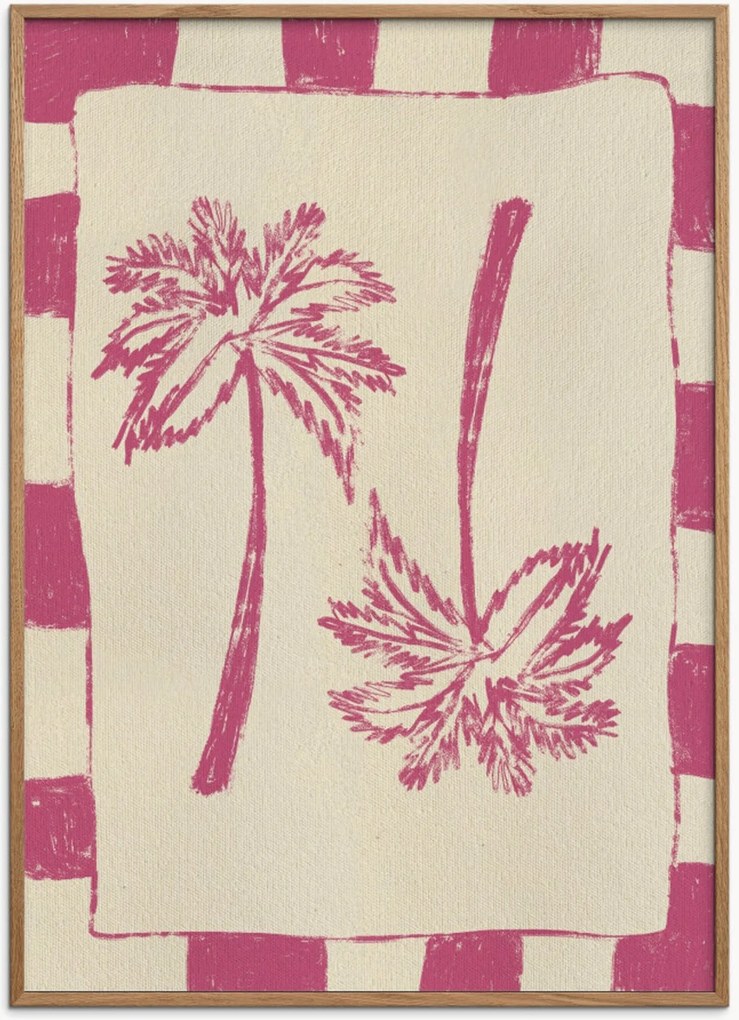 Stampa digitale incorniciata Palm Paradise