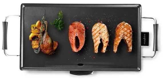 Nedis FCTE110EBK50 - Griglia da tavolo Teppanyaki 2000W/230V