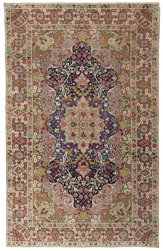 Kerman Tappeto persiano 210 x 130 (Iran) Annodato A Mano