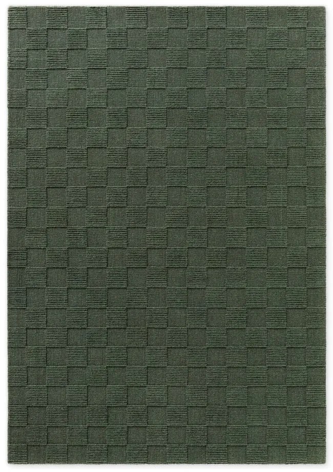 Tappeto verde scuro in lana tessuto a mano 160x230 cm Scala – Villeroy&Boch