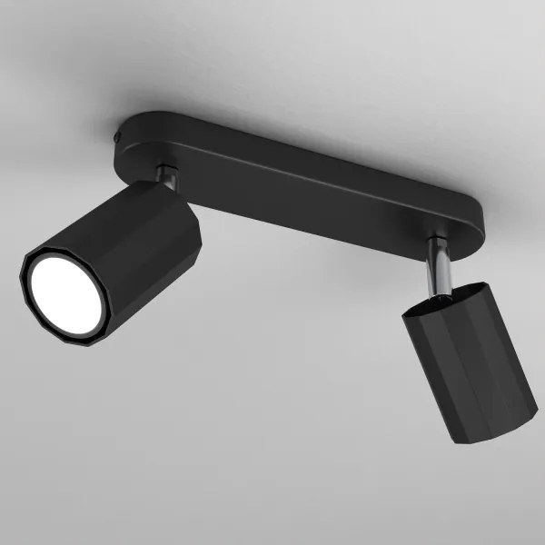 Faretto BELLO 2xGU10/8W/230V nero