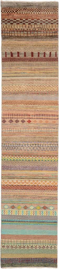 Gabbeh Tappeto 80x360 (Pakistan) Annodato A Mano
