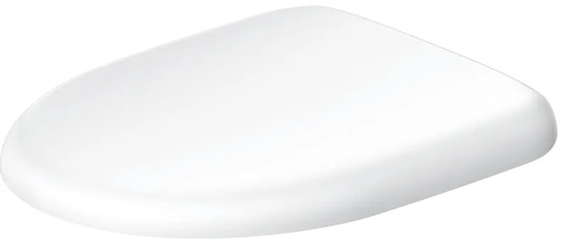 Copriwater Architec tondo originale per serie sanitari DURAVIT sganciabile in duroplast bianco con sgancio rapido