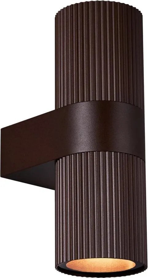Nordlux - Applique da esterno KYKLOP 2xGU10/25W/230V IP54 marrone