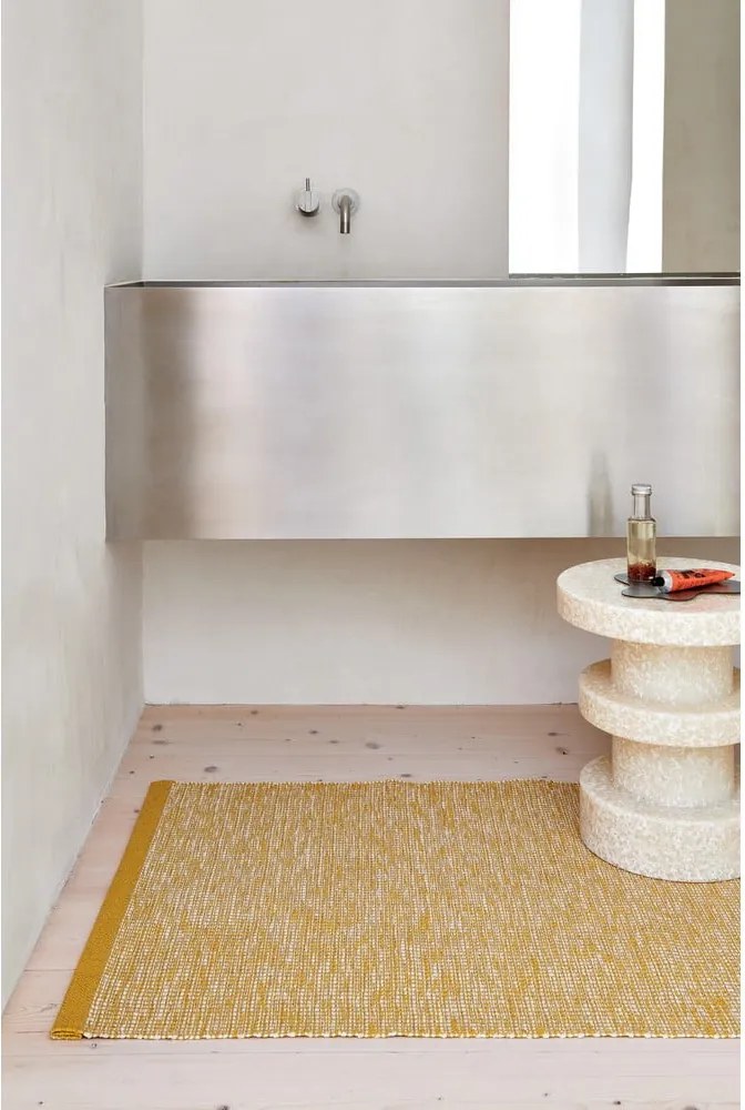 Passatoia da interno/esterno color senape 70x300 cm Sam Mustard – Pappelina